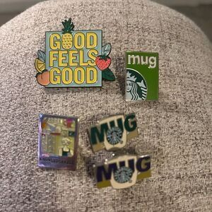Starbucks pins